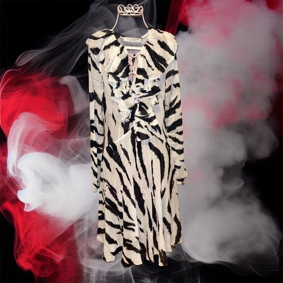 Philosophy di Lorenzo Serafini Dresses & Skirts - 👀‼️Philosophy di Lorenzo Serafini Black and White Zebra Print Dress
